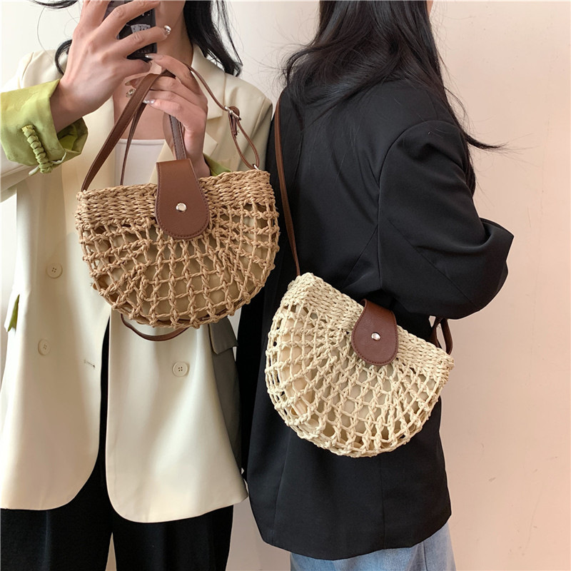 Women'S Raffia Bags - Tas Selempang Anyaman Tangan dari Bahan