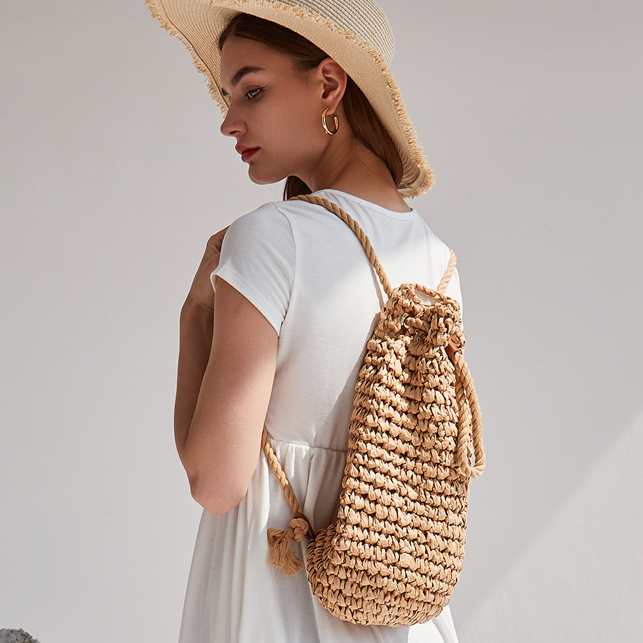 Tas Pantai Anyaman Rotan Rafia - Women'S Raffia Bags ulasan dan harga