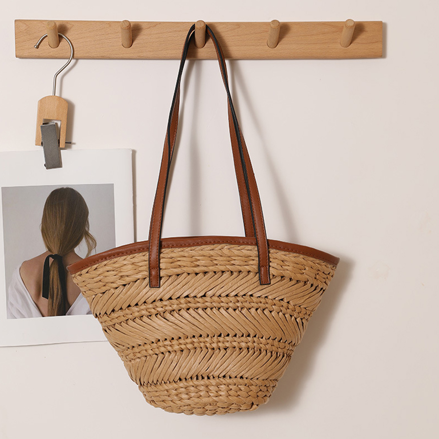 Tas Jerami Musim Panas untuk W - Women'S Raffia Bags ulasan dan harga