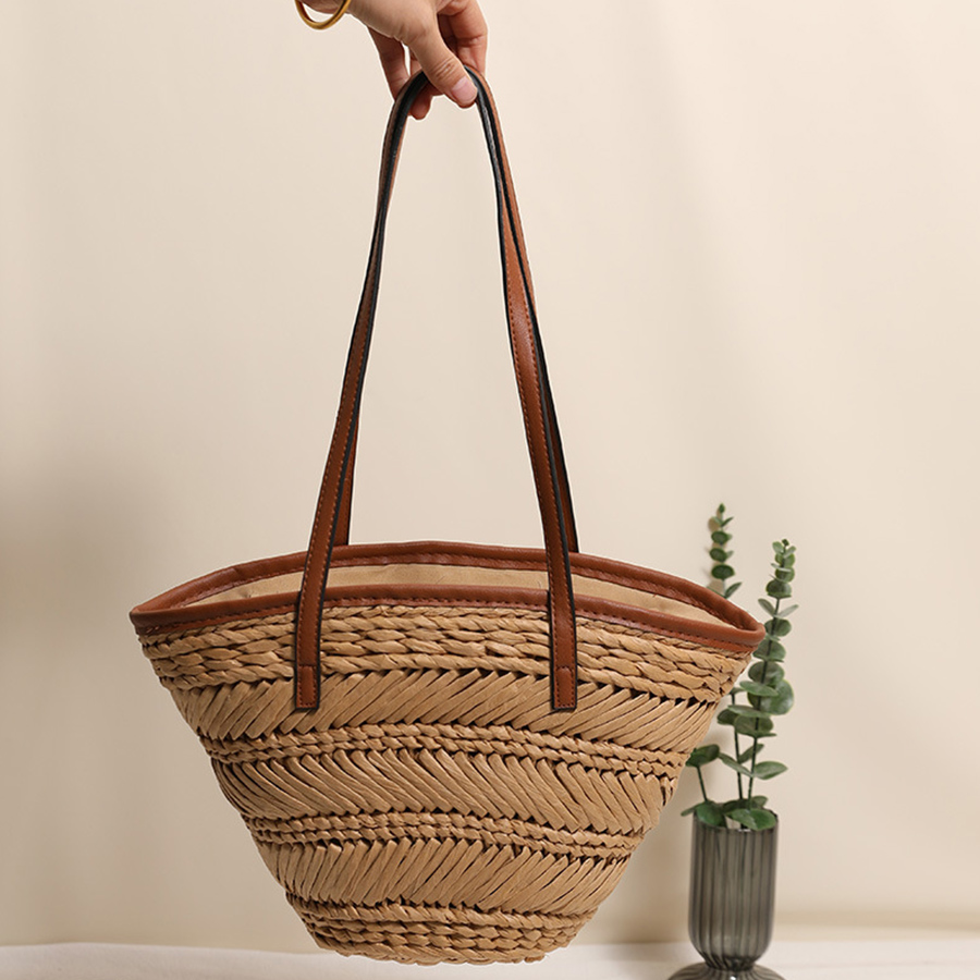 Tas Jerami Musim Panas untuk W - Women'S Raffia Bags ulasan dan harga