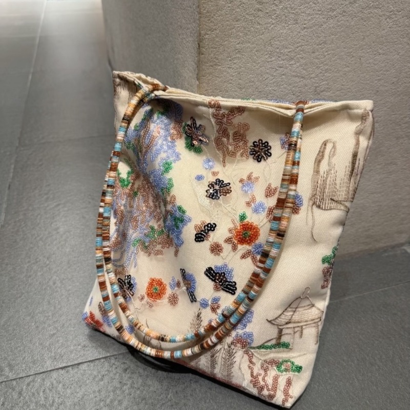 Tas Kanvas Bordir Gaya Cina Ba - Women Bags 2026 Trends ulasan dan harga