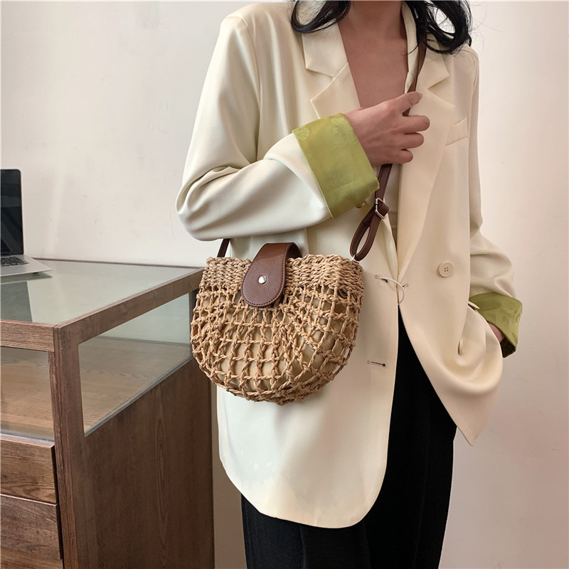 Tas Selempang Anyaman Tangan d - Women'S Raffia Bags ulasan dan harga
