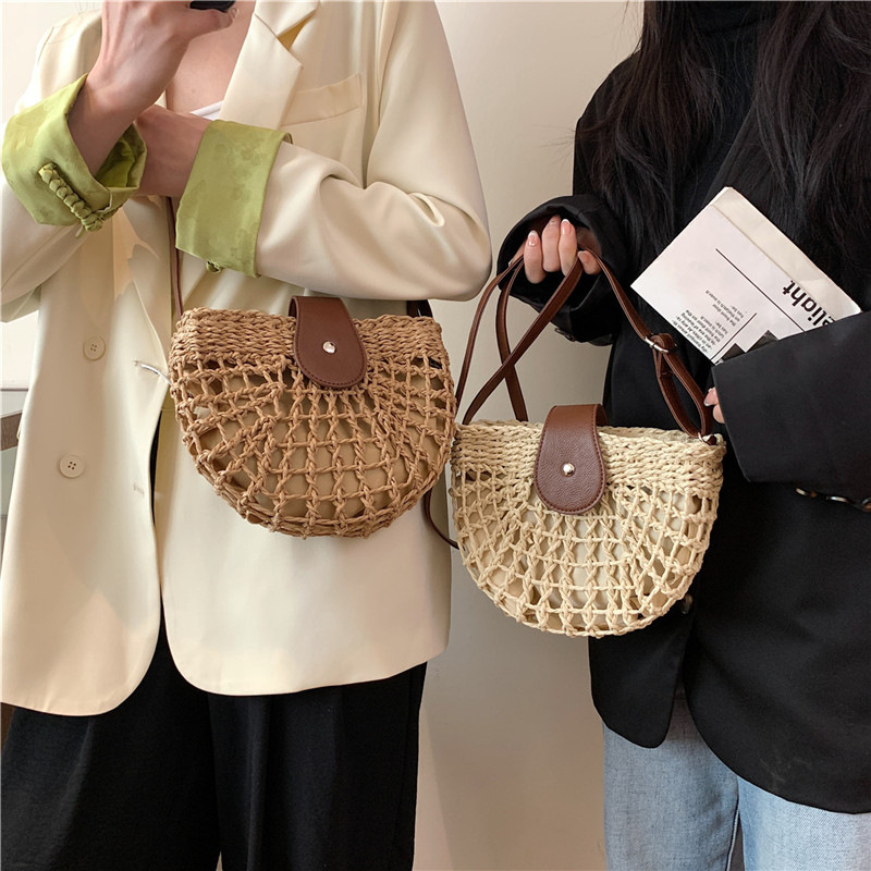 Tas Selempang Anyaman Tangan d - Women'S Raffia Bags ulasan dan harga